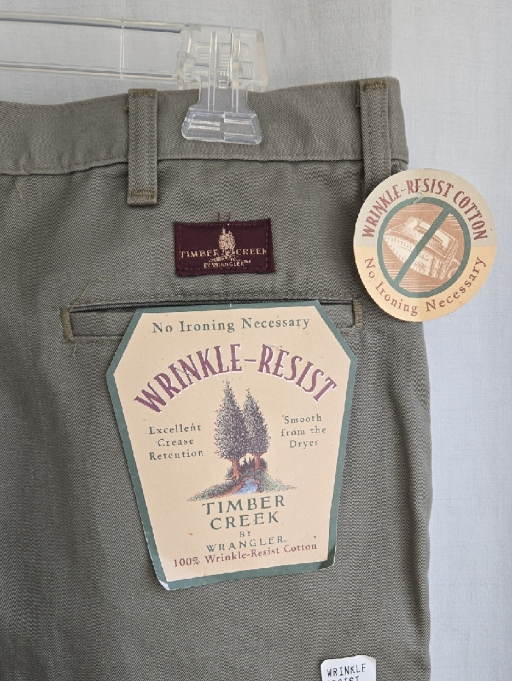 Men's Pleated Chino Pants in Light Taupe - Classic Straight - Picture 6 of 10